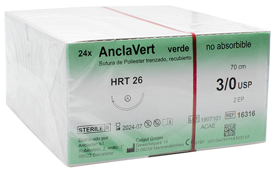 Anclavert Poliester Verde HRT26 (24uds.)