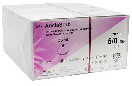 AnclaSorb Monofil.abs.violeta DS16-5/0-70cm c/24