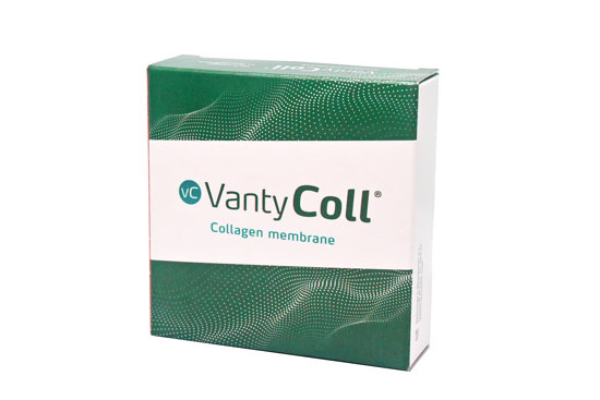 Membrana de colágeno Vanty Coll 6u - 1 cara lisa y 1 cara rugosa